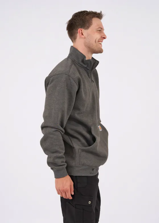 Carhartt Loose Fit Midweight Quarter Zip Mock Neck Sweatshirt