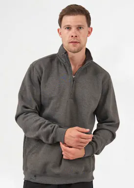 Carhartt Loose-Fit Midweight Quarter-Zip Mock-Neck Sweatshirt