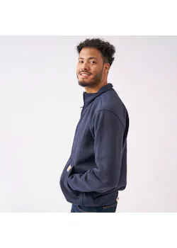 Carhartt Loose Fit Midweight Quarter Zip Mock Neck Sweatshirt miniatuur