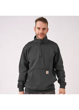 Carhartt Loose Fit Midweight Quarter Zip Mock Neck Sweatshirt
