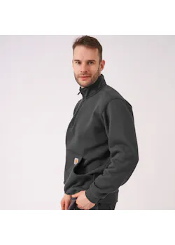 Carhartt Loose Fit Midweight Quarter Zip Mock Neck Sweatshirt miniatuur