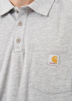 Carhartt Midweight Short-Sleeve Pocket K570 Poloshirt Loose Fit miniatuur