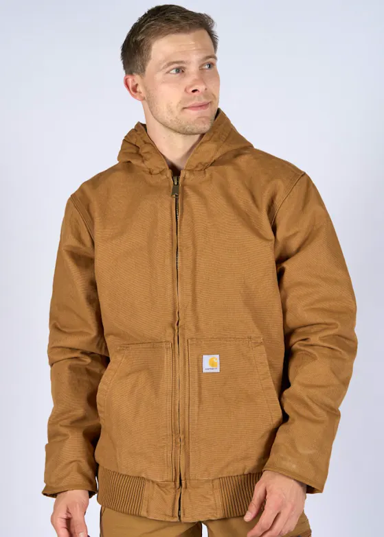 Loose-Fit Washed Duck Insulated Active Jacket