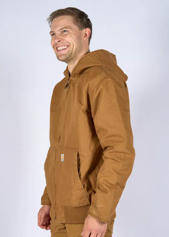 Loose-Fit Washed Duck Insulated Active Jacket