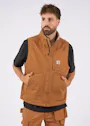 Carhartt Loose-Fit Washed-Duck Sherpa-Lined Mock-Neck Vest Vorschaubild