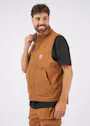 Carhartt Loose-Fit Washed-Duck Sherpa-Lined Mock-Neck Vest Vorschaubild