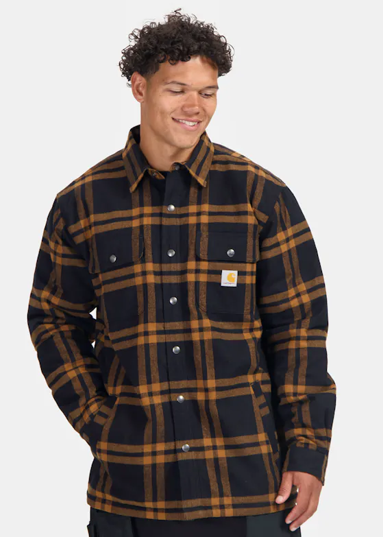 Carhartt Relaxed-Fit Flannel Sherpa-Lined Shirt (Jac 106354)