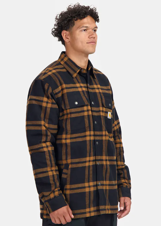 Carhartt Relaxed-Fit Flannel Sherpa-Lined Shirt (Jac 106354)
