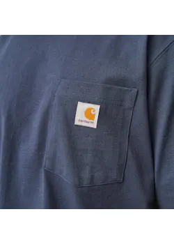 Carhartt 103296 T-Shirt Heavyweight S/S K87 Pocket Relaxed Fit miniatuur