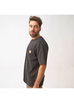 Carhartt 103296 T-Shirt Heavyweight S/S K87 Pocket Relaxed Fit miniatuur