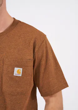 Carhartt 103296 T-Shirt Heavyweight S/S K87 Pocket Relaxed Fit miniatuur