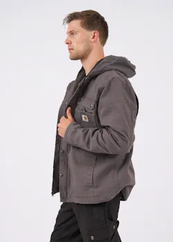 Carhartt Relaxed Fit Washed Duck Sherpa-Futter Utility-Jacke thumbnail