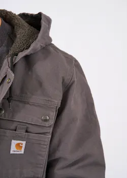 Carhartt Relaxed Fit Washed Duck Sherpa-Futter Utility-Jacke thumbnail