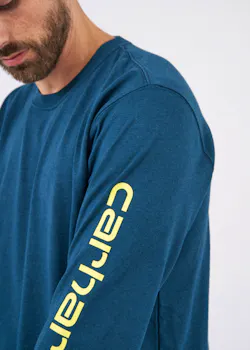 Carhartt Sleeve Logo EK231 T-Shirt L/S Comfort Fit miniatuur