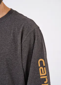 Carhartt Sleeve Logo EK231 T-Shirt L/S Comfort Fit miniatuur