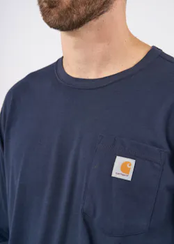 Carhartt TK4617 M T-shirt Long-Sleeve Pocket Force Midweight Relaxed Fit miniatuur