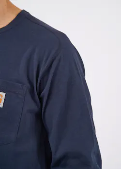 Carhartt TK4617 M T-shirt Long-Sleeve Pocket Force Midweight Relaxed Fit miniatuur