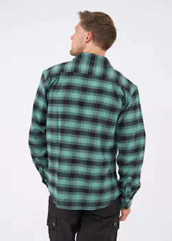 Carhartt 105432 M Plaid Shirt Flannel Long-Sleeve Rugged Flex Relaxed Fit Stretch miniatuur