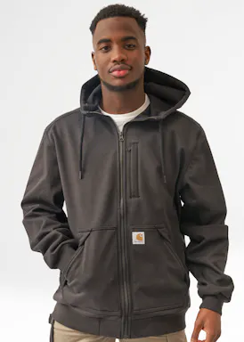 Carhartt 101759 Comfort-Fit Midweight Windproof Full-Zip Sweatshirt