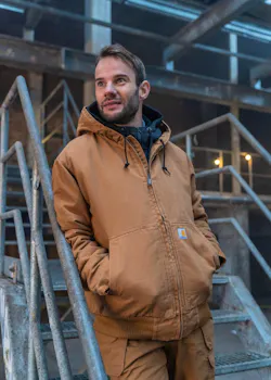 Loose Fit Washed Duck Insulated Active Jack miniatuur
