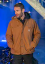 Carhartt Relaxed-Fit Washed-Duck Sherpa-Lined Utility Jacket Vorschaubild