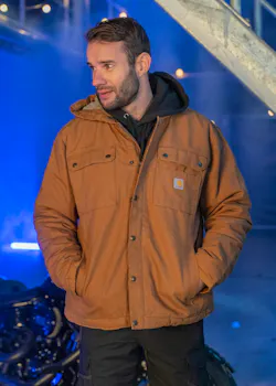 Carhartt Relaxed Fit Washed Duck Sherpa-Futter Utility-Jacke thumbnail
