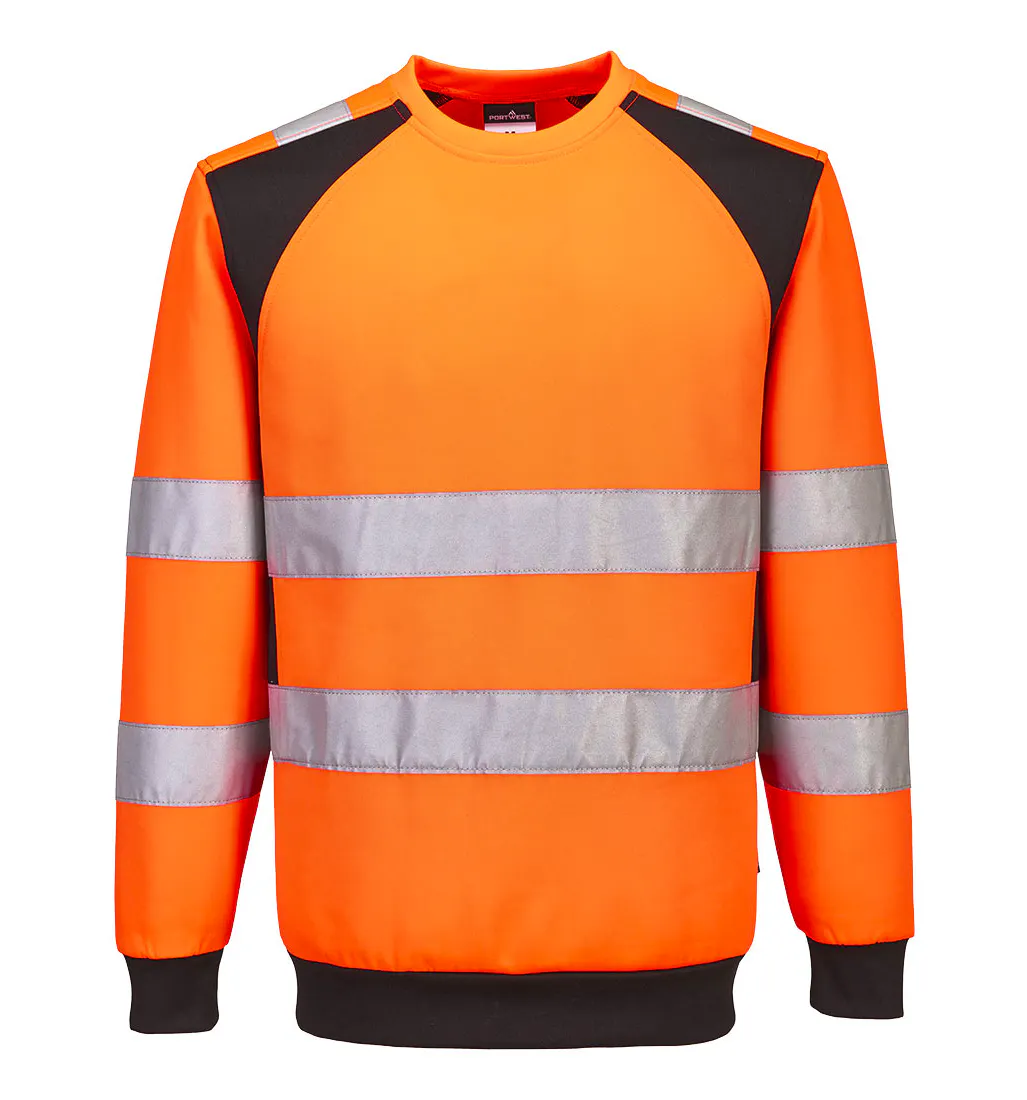 Hohe Sichtbarkeit Orange/Schwarz