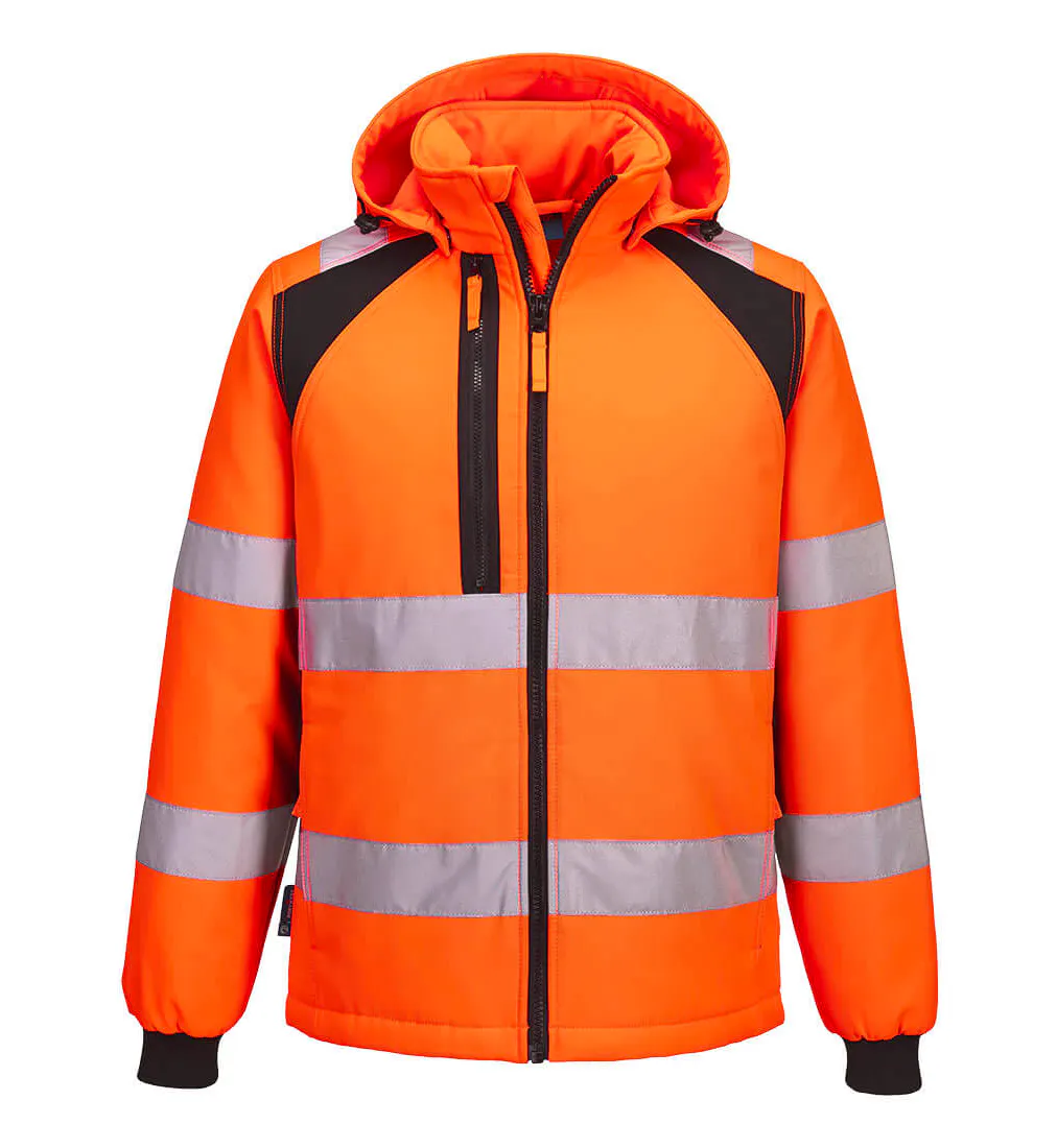 Hohe Sichtbarkeit Orange/Schwarz