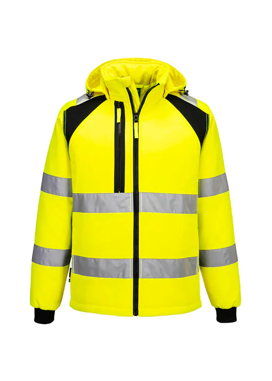 Portwest WX2 Softshelljack CD809 Hi-Vis Gevoerd 2 (L) UV-bescherming Reflecterend