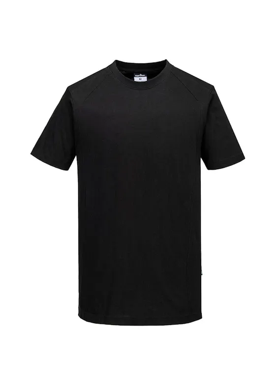 Portwest WX2 T-Shirt CD811 S/S Lightweight Cotton Regular Fit