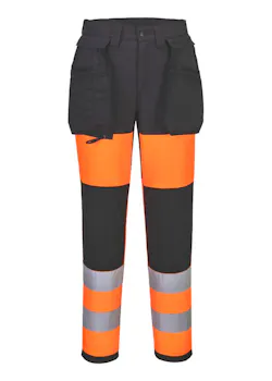 Portwest WX2 Broek CD847 Eco Hi-Vis klasse 1 Stretch Dames