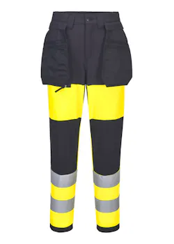 Portwest WX2 Broek CD847 Eco Hi-Vis klasse 1 Stretch Dames miniatuur
