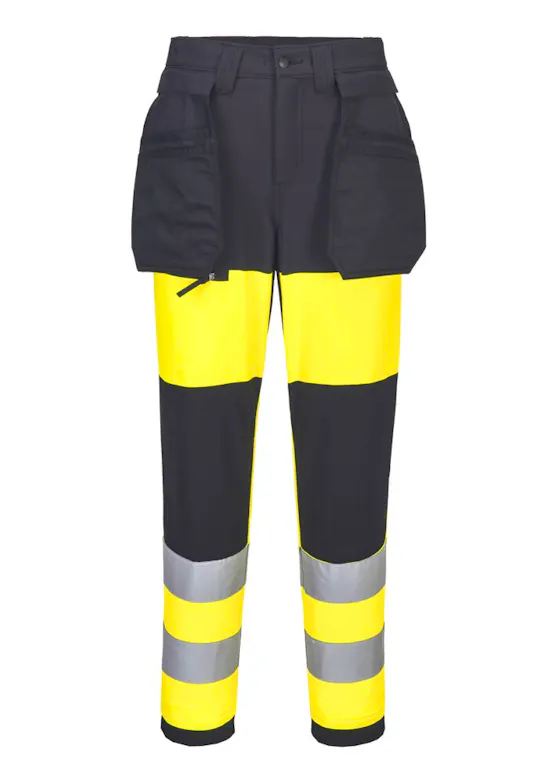 Portwest WX2 Broek CD847 Eco Hi-Vis klasse 1 Stretch Dames