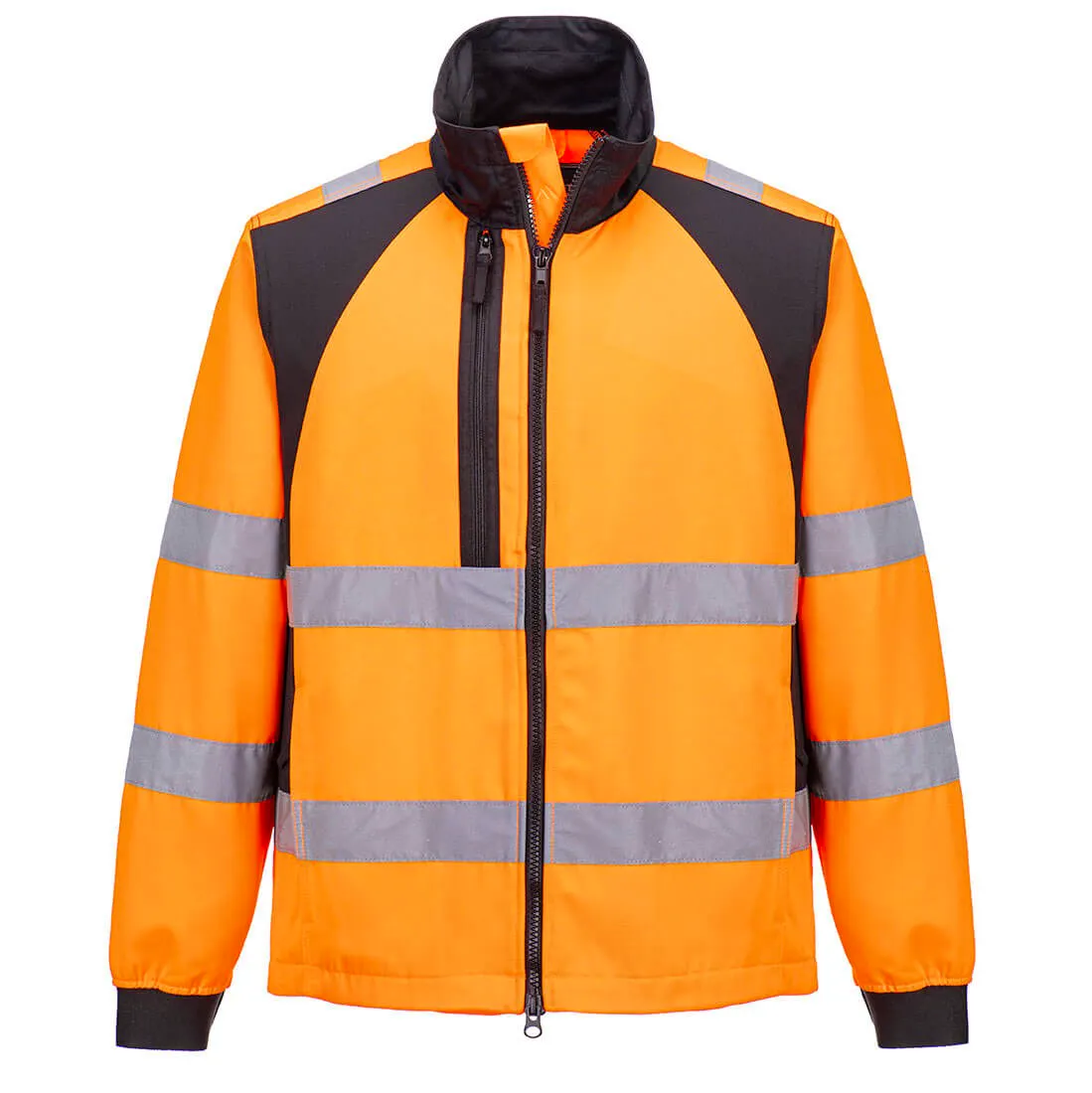 Hohe Sichtbarkeit Orange/Schwarz