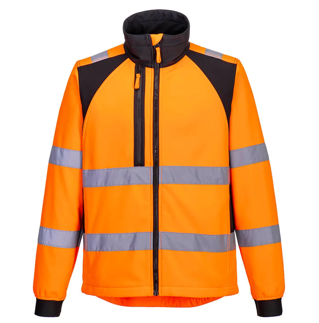 Hohe Sichtbarkeit Orange/Schwarz