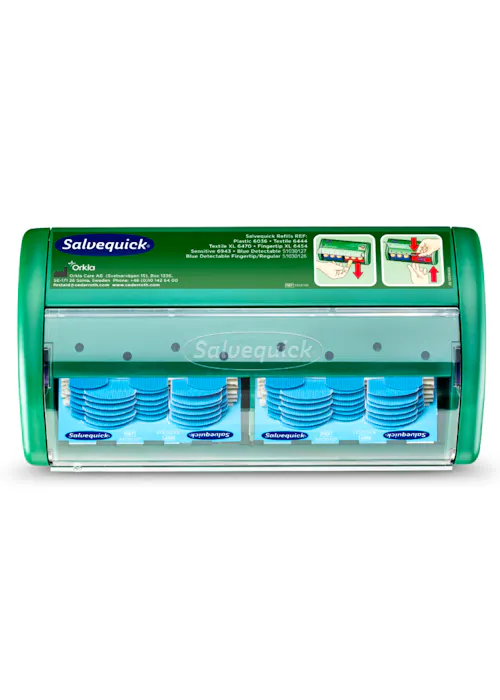 Cederroth Salvequick distributeur de pansements Blue Detectable (13223769)