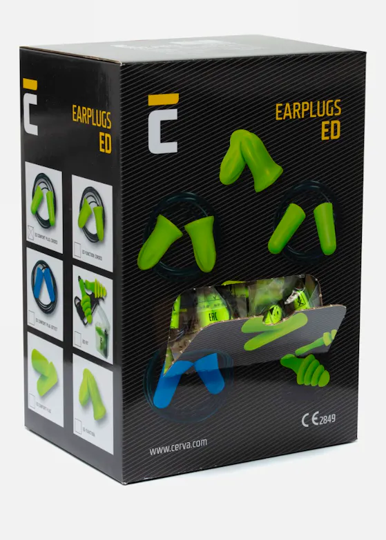 Cerva ED Comfort Plug, Corded Ohrstöpsel (250 PR) (0401007899999)