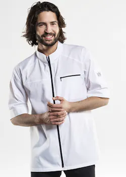 Chef Jacket Modena UFX White Short Sleeve