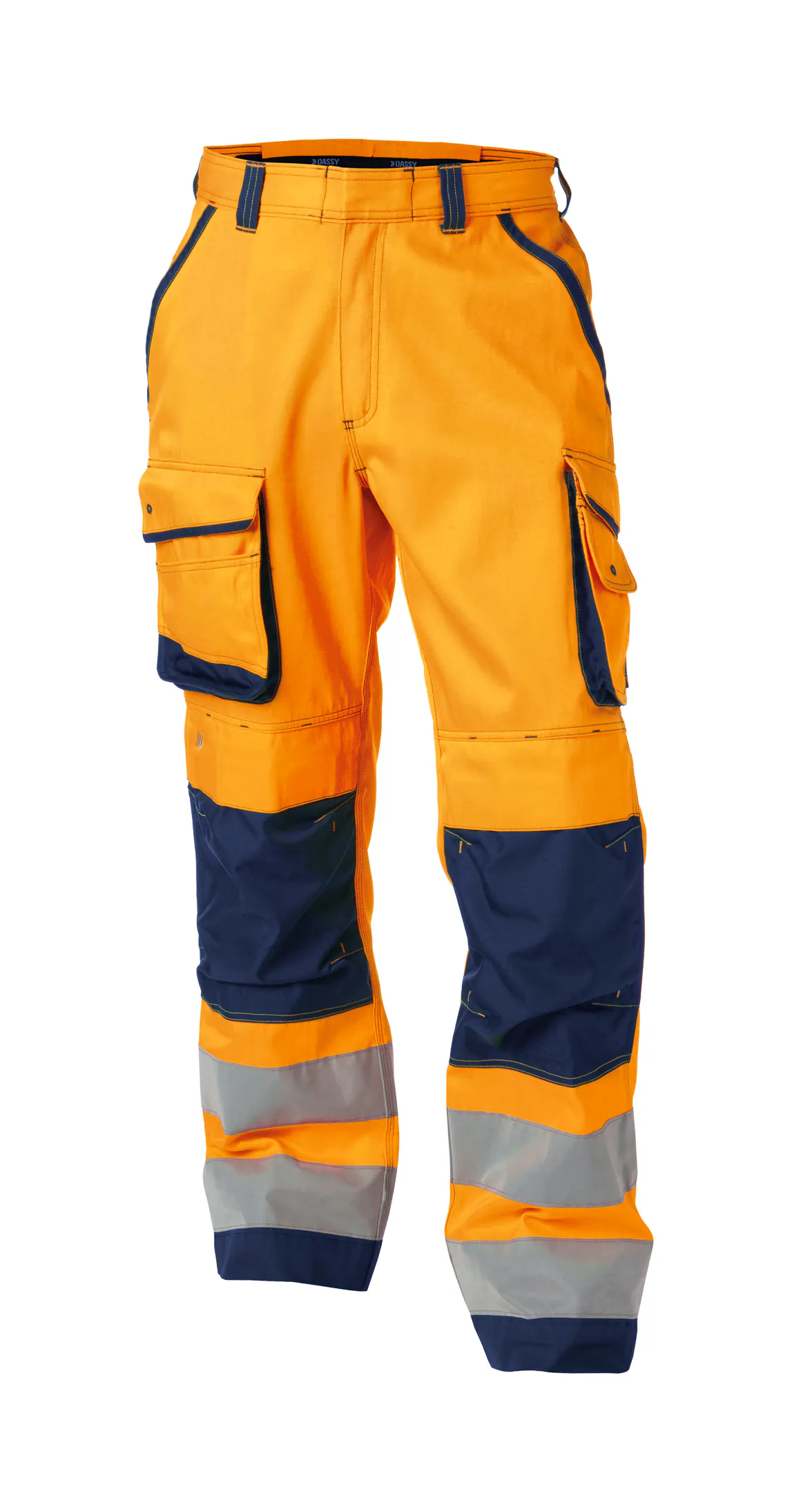 Oranje/Marineblauw