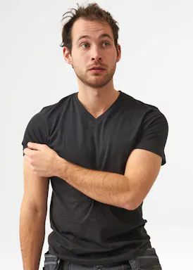 Clique Basic-T V-Ausschnitt 145 Gramm