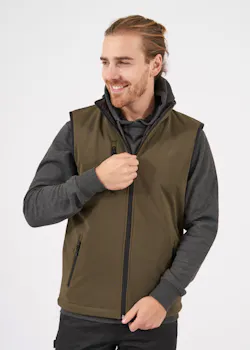 Clique 020958 Padded Softshell Bodywarmer Regular Fit miniatuur