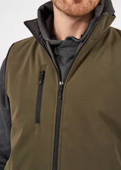 Clique 020958 Padded Softshell Bodywarmer Regular Fit miniatuur