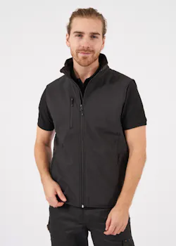 Clique 020958 Padded Softshell Bodywarmer Regular Fit miniatuur