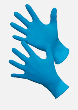 CMT Handschoenen Latex Poedervrij Blauw (1.000 stuks)