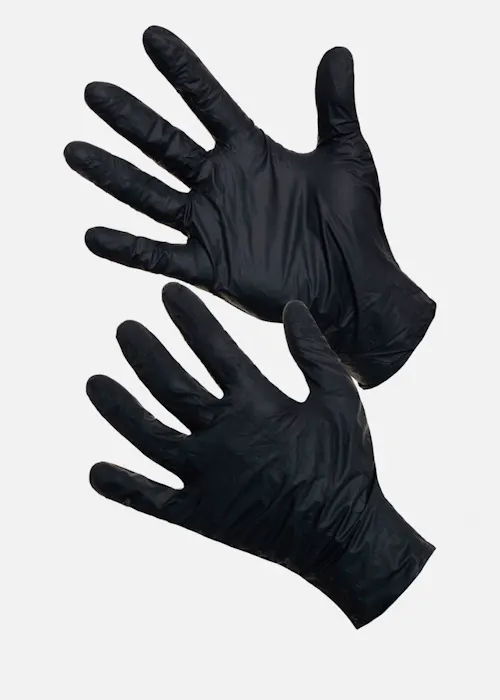 CMT Handschoenen Nitril Poedervrij Zwart (100) stuks