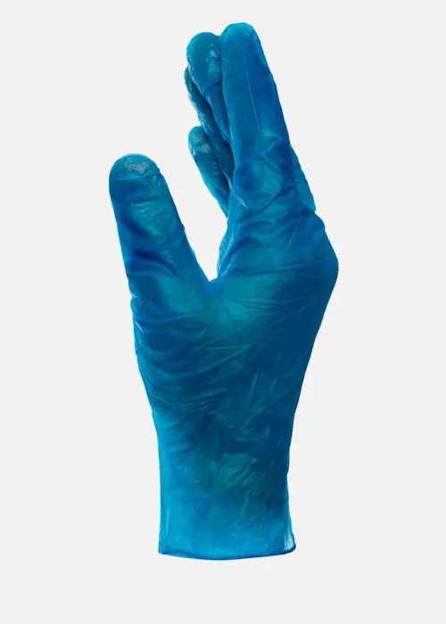 CMT Handschuhe aus Vinyl, puderfrei Blau (1.000 Stück)