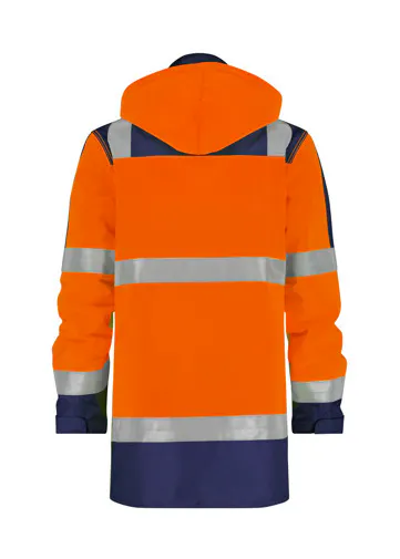 Marineblau/Fluo Orange