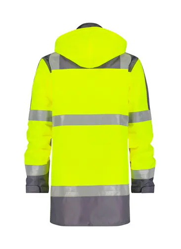 Zementgrau/Fluorgelb