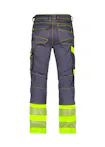 Cementgrijs/fluo geel