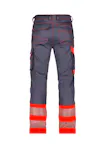 Cementgrijs/Fluo Rood